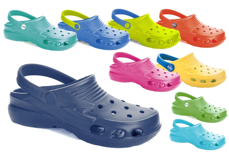 LEMIGO leichte Kinder EVA Clogs Gartenclogs Badeschuhe LEMIGOOSE