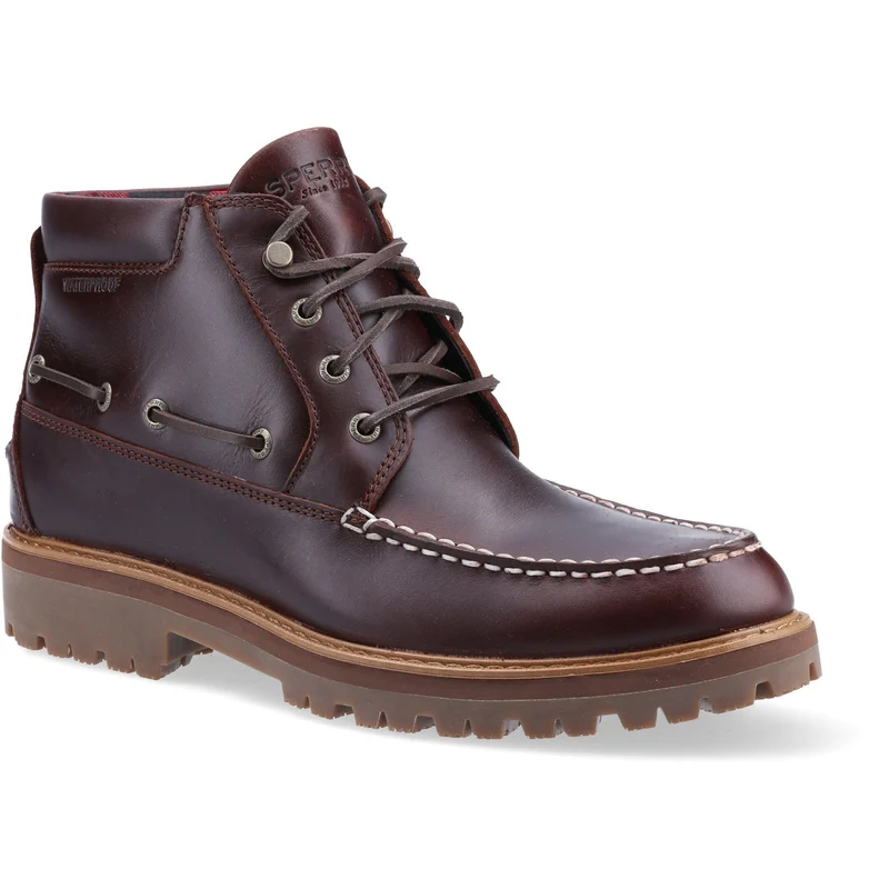 Sperry Authentischer Original Lug Chukka-Stiefel für Herren – Dunkelbraun