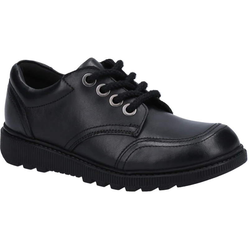 Hush Puppies Schulschuhe Kiera aus Leder für Mädchen – Schwarz