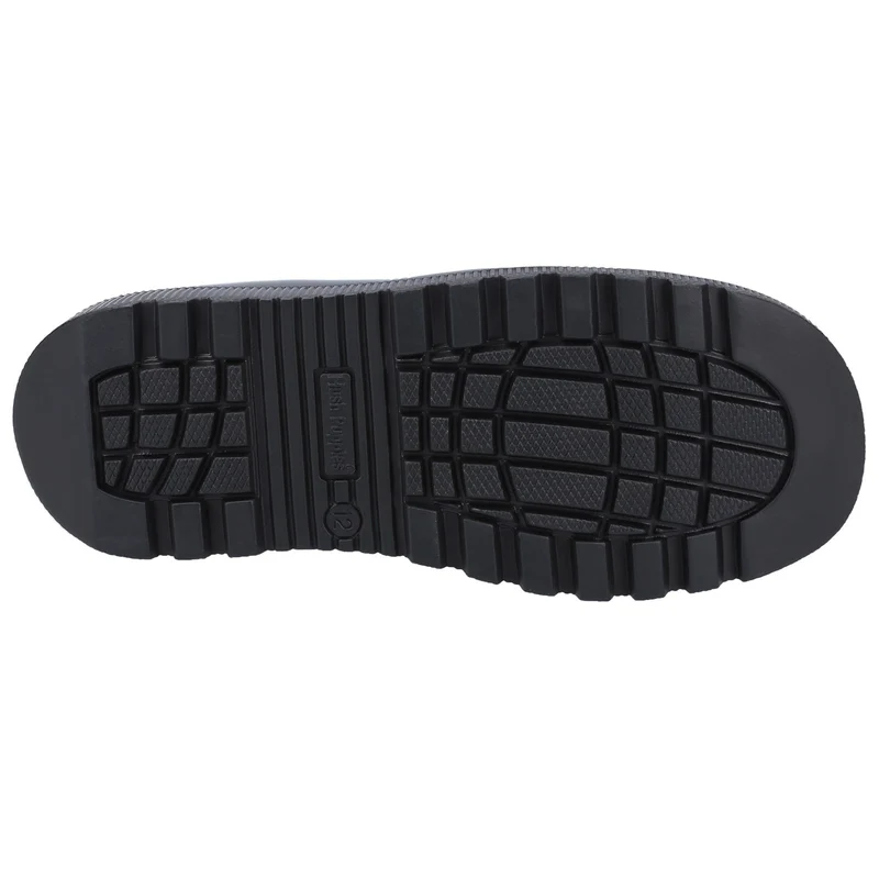 Hush Puppies Schulschuhe Kiera aus Leder für Mädchen – Schwarz