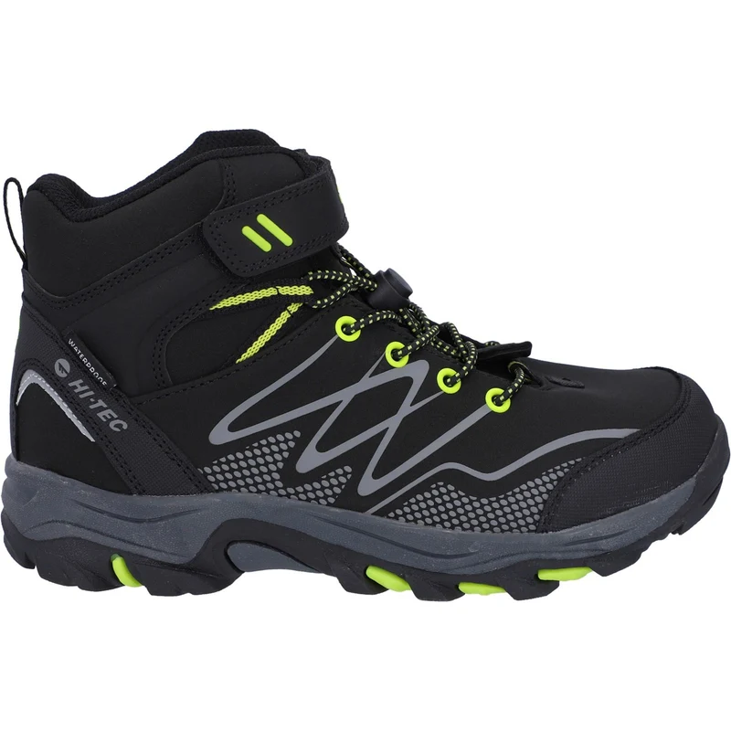 Hi-Tec Blackout-Mittelstiefel für Kinder – Schwarz