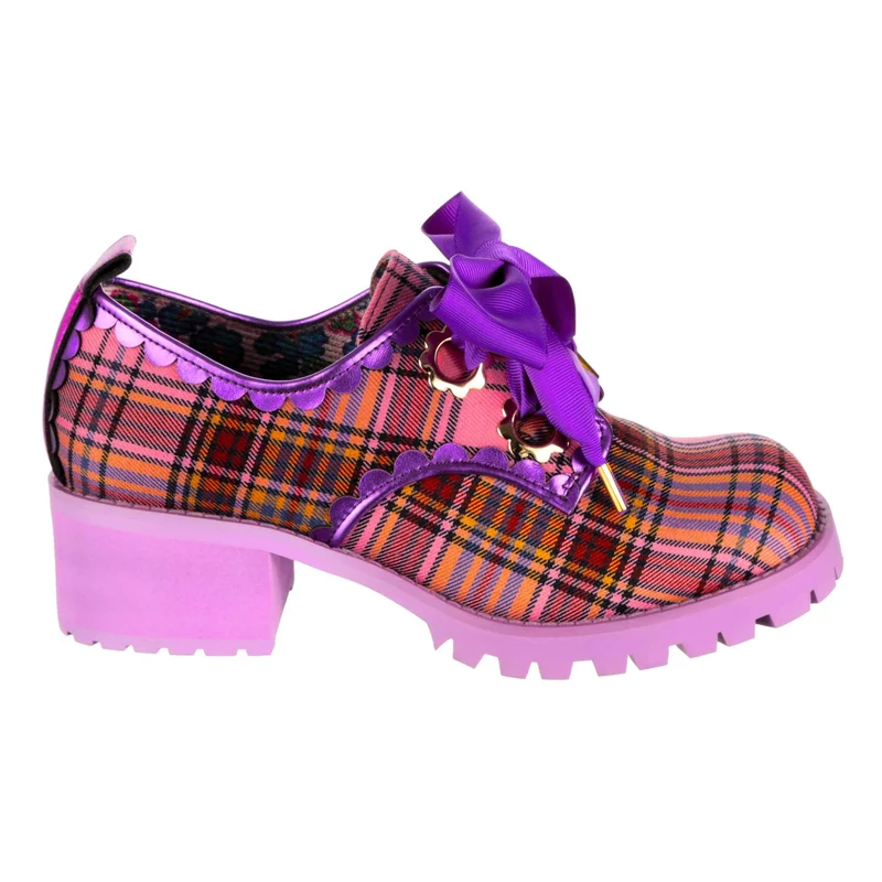 Irregular Choice Damen Class Act Schuh – Rosa
