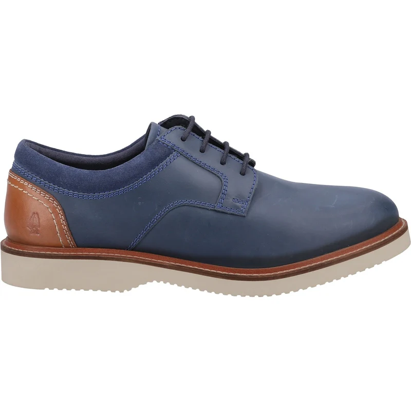 Hush Puppies Herren-Wheeler-Lederschuhe – Marineblau