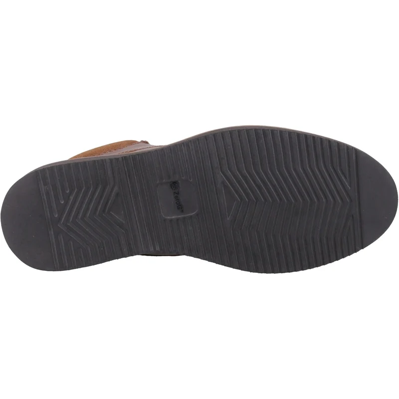 Hush Puppies Herren Wesley Chukka-Stiefel aus Leder – Braun