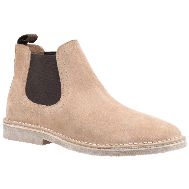 Hush Puppies Herren Shaun Suede Chelsea Stiefel - Hellbraun