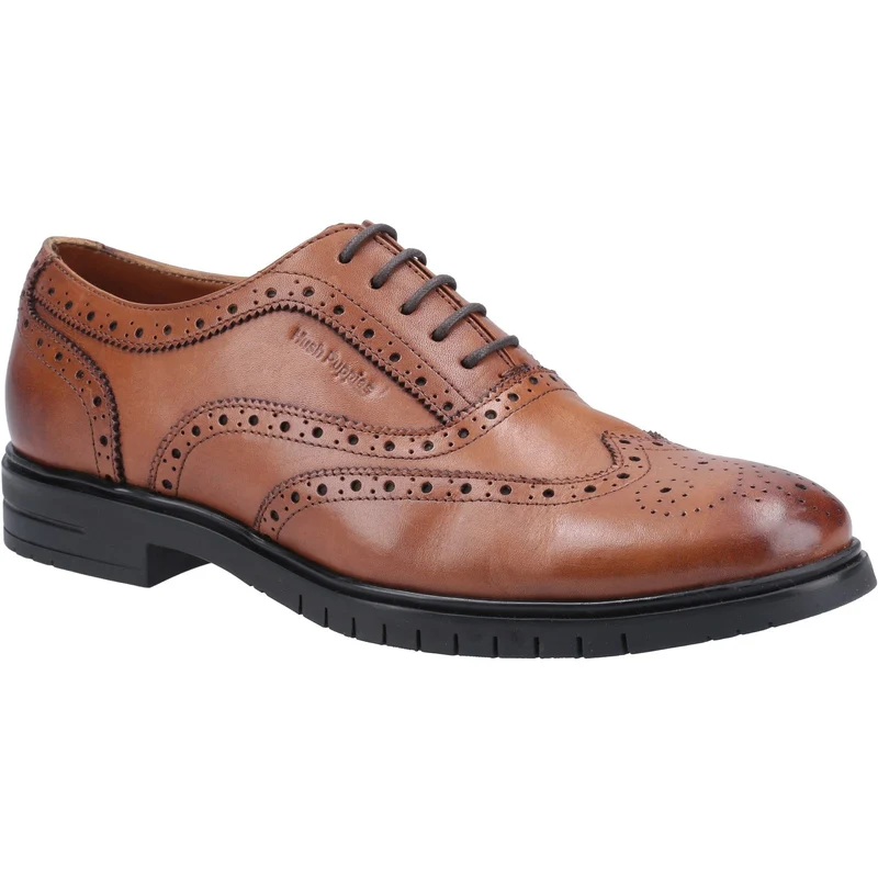 Hush Puppies Brogue-Schuhe aus Santiago-Leder für Herren – Braun