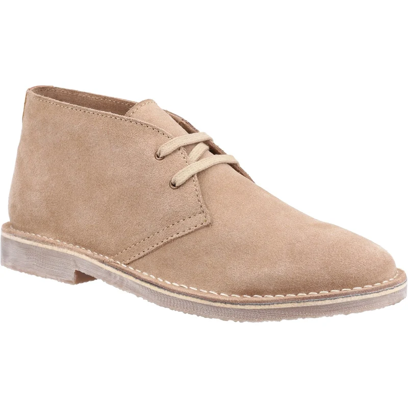 Hush Puppies Herren Samuel Wildleder Chukka Stiefel – Hellbraun