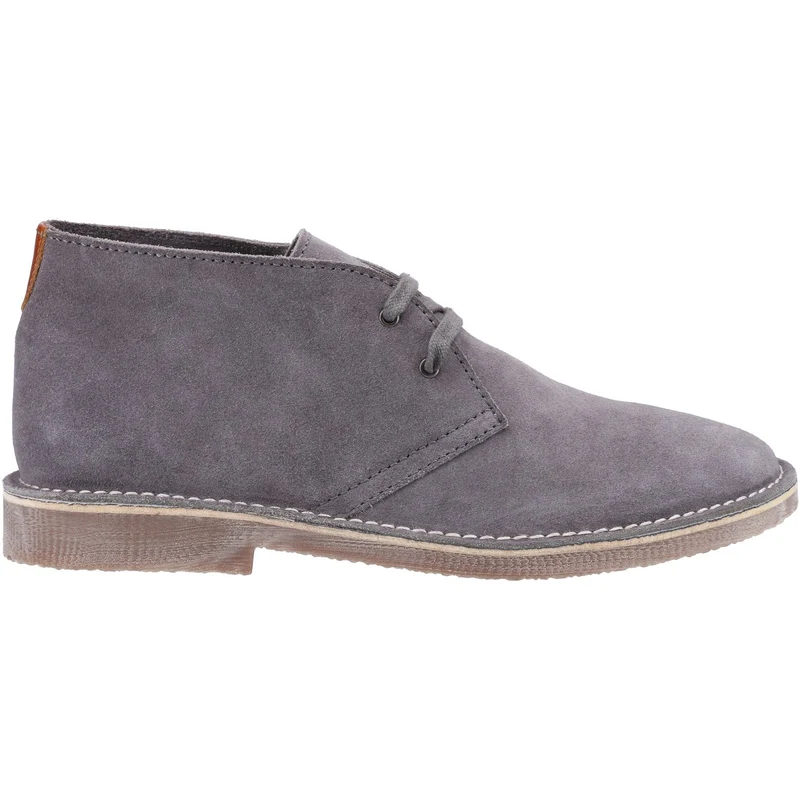 Hush Puppies Herren Samuel Wildleder Chukka Stiefel – Grau