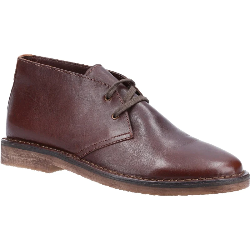 Hush Puppies Herren-Chukka-Stiefel Samuel aus Leder – Braun
