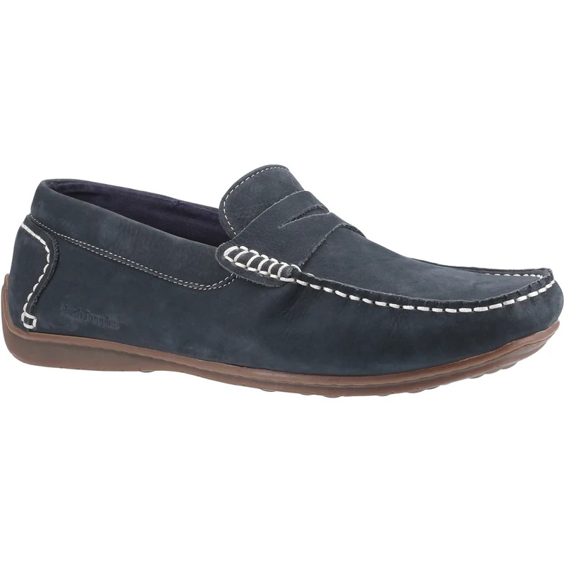Hush Puppies Roscoe Lederschuhe für Herren – Marineblau