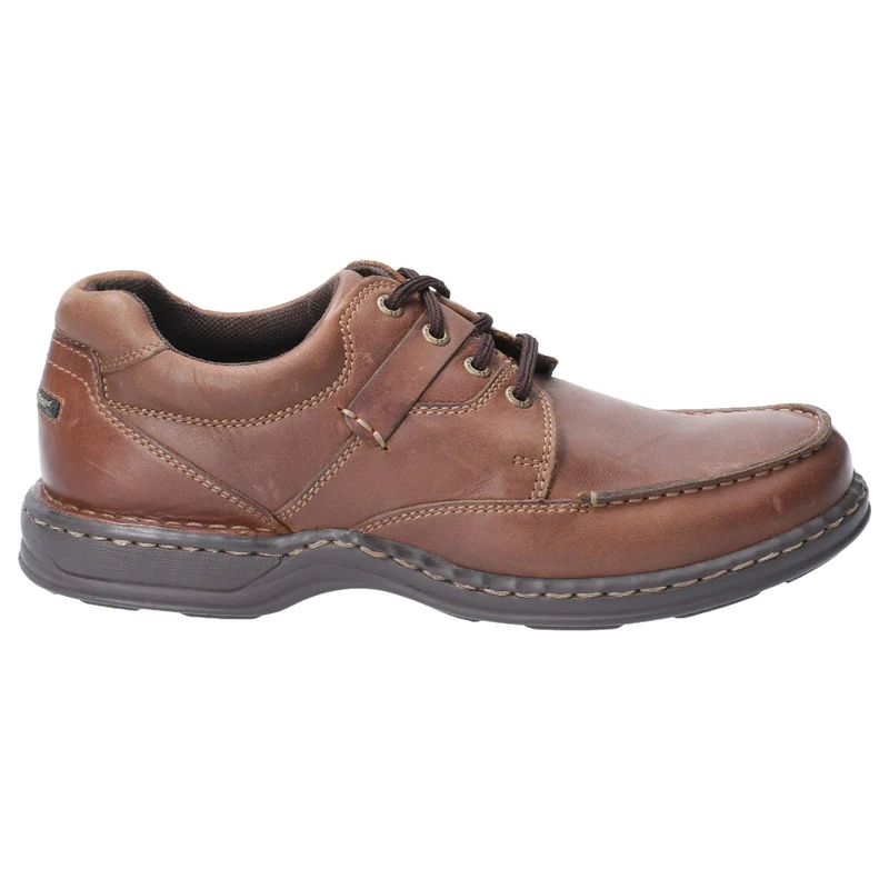 Hush Puppies Herren Randall II Lederschuhe – Braun