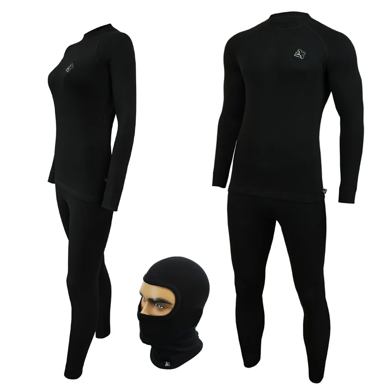 ROUGH RADICAL warme unisex Funktionswäsche Skiwäsche Thermowäsche BLACK IRON