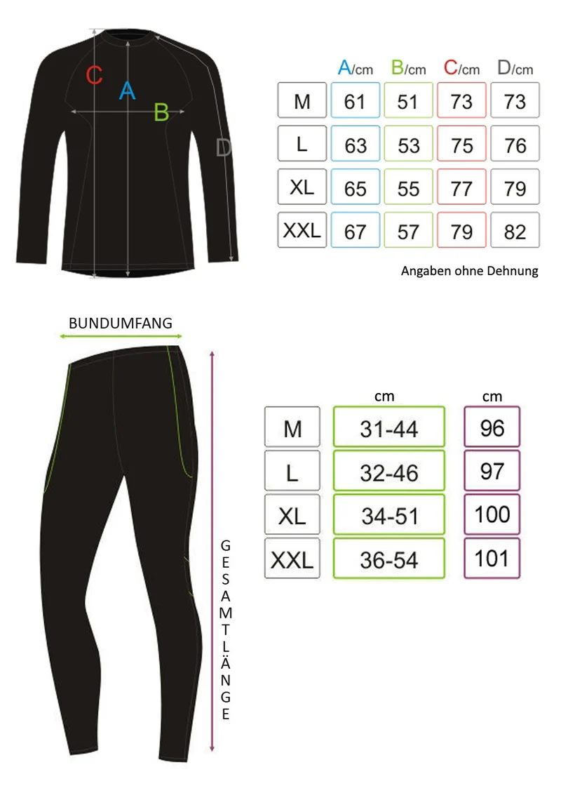 ROUGH RADICAL 2in1 Funktionsshirt plus Funktionshose o.Funktionswäsche INTENSIVE