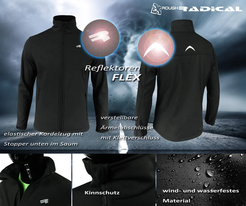 ROUGH RADICAL Softshelljacke Sportjacke Regenjacke CRAG