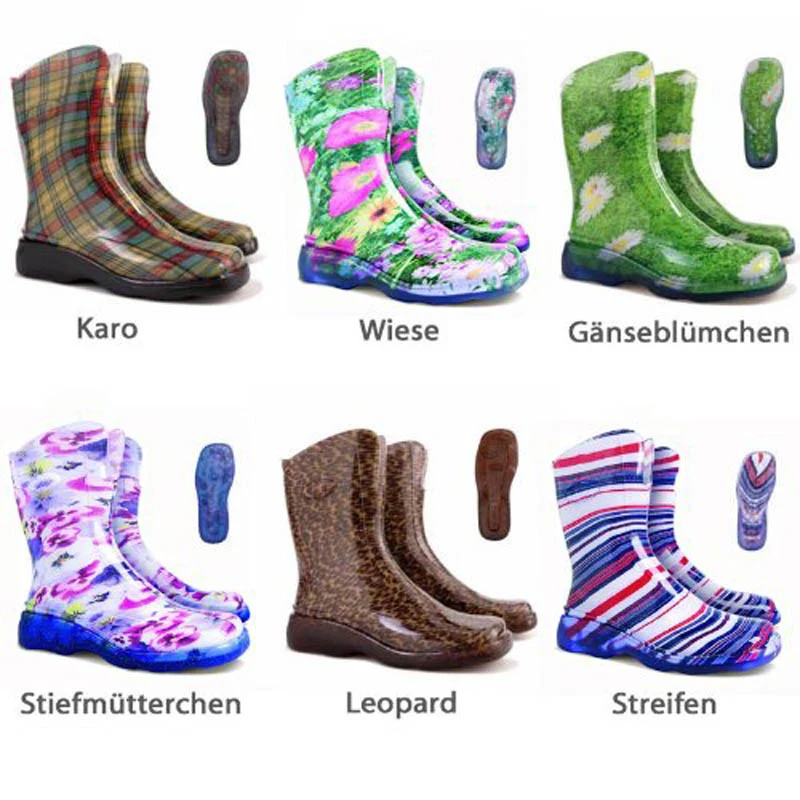 DEMAR bunte Damen Gummistiefel LIDO PRINT