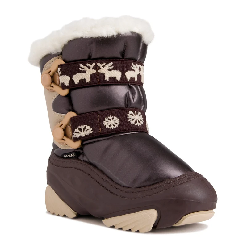 DEMAR Kinder Winterstiefel Winterschuhe mit WOLLE gefüttert NOBI