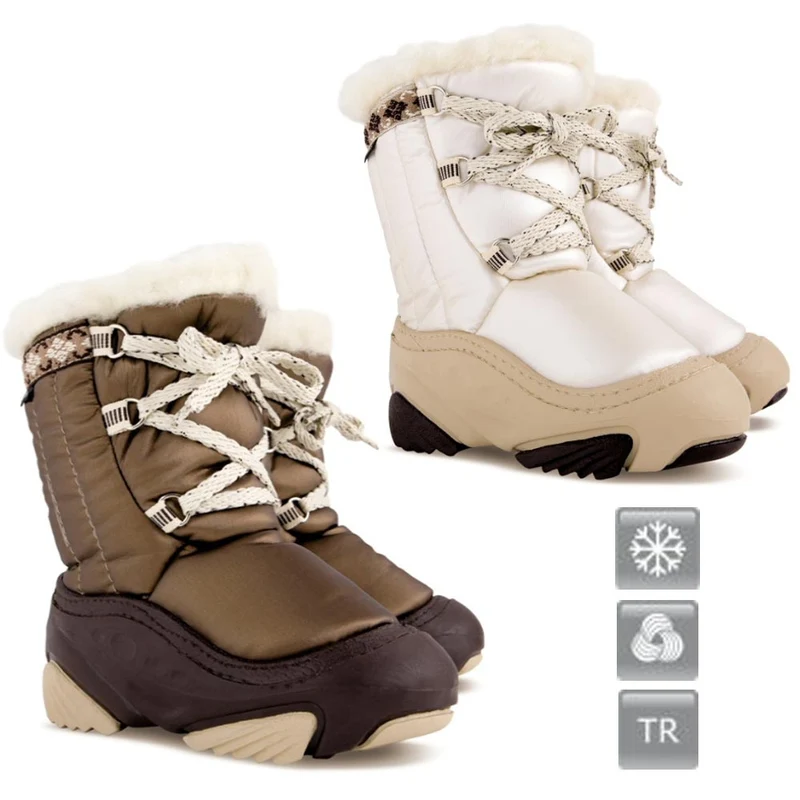 DEMAR Kinder Winterstiefel Winterschuhe mit WOLLE gefüttert JOY