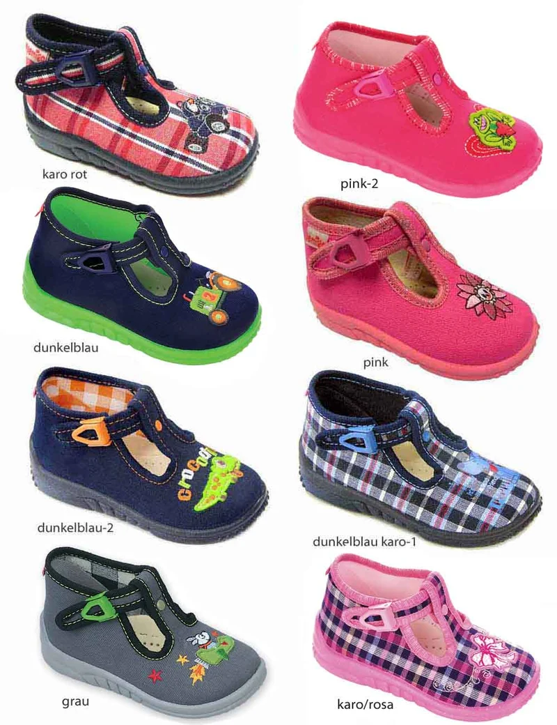 LEMIGO Kinder Hausschuhe Freizeitschuhe SANDRA