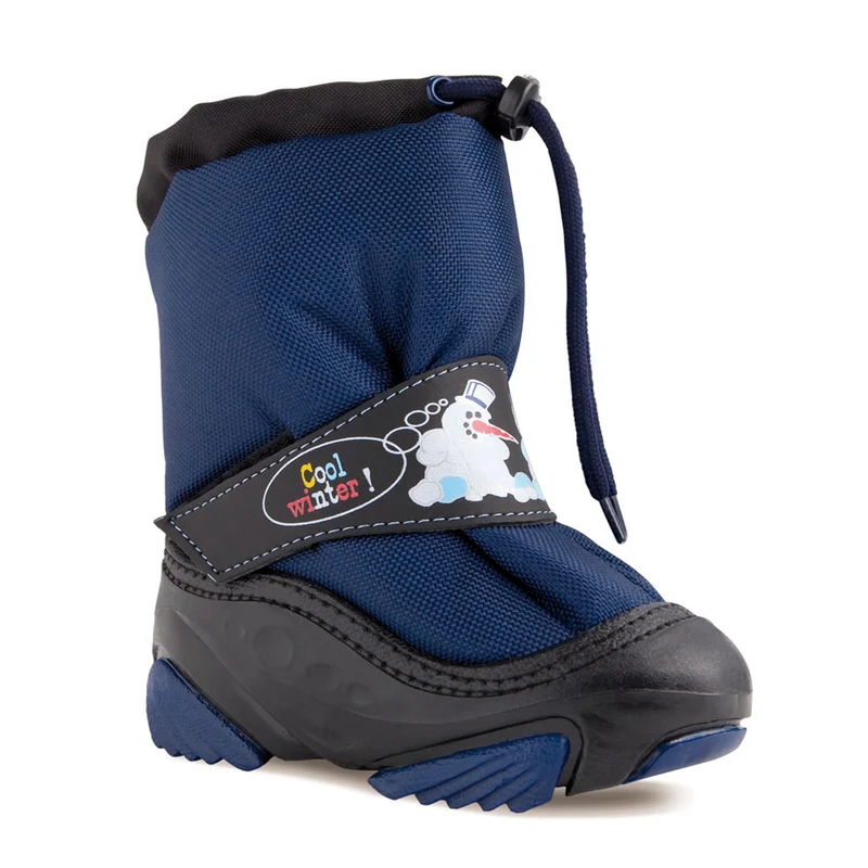 DEMAR Kinder Winterstiefel Winterschuhe mit WOLLE gefüttert SNOWMEN