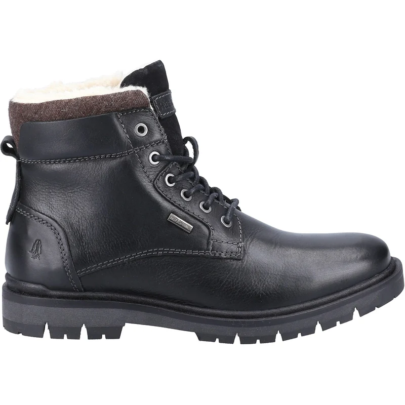 Hush Puppies Herren-Patrick-Lederstiefeletten – Schwarz