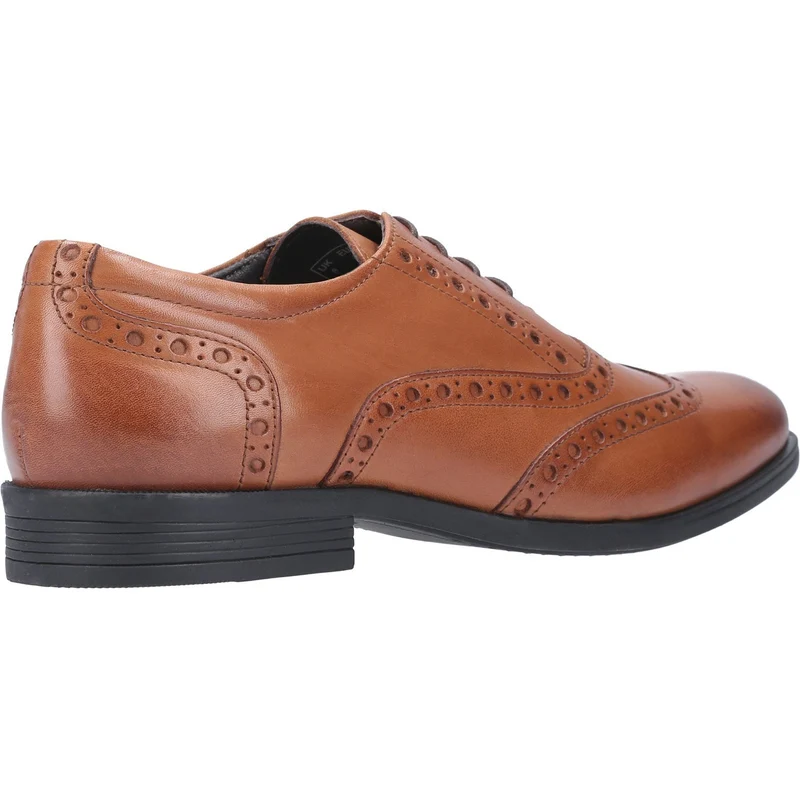 Hush Puppies Herren-Brogue-Schuh aus Eichenleder – Braun
