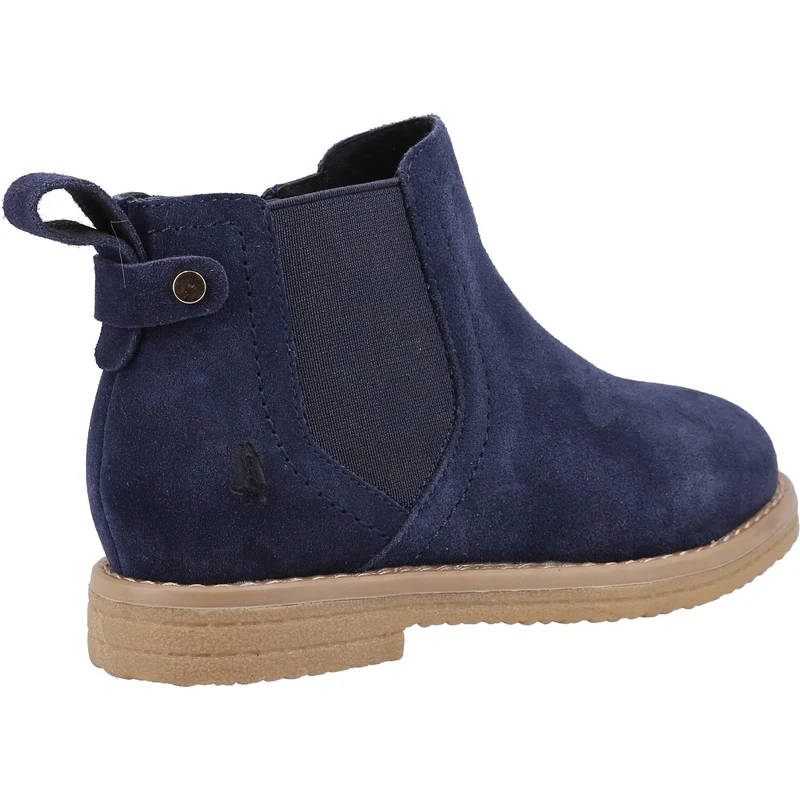 Hush Puppies Maddy-Wildlederstiefel für Mädchen – Marineblau