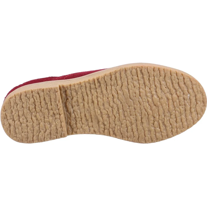 Hush Puppies Maddy Wildleder-Stiefeletten für Mädchen – Rot