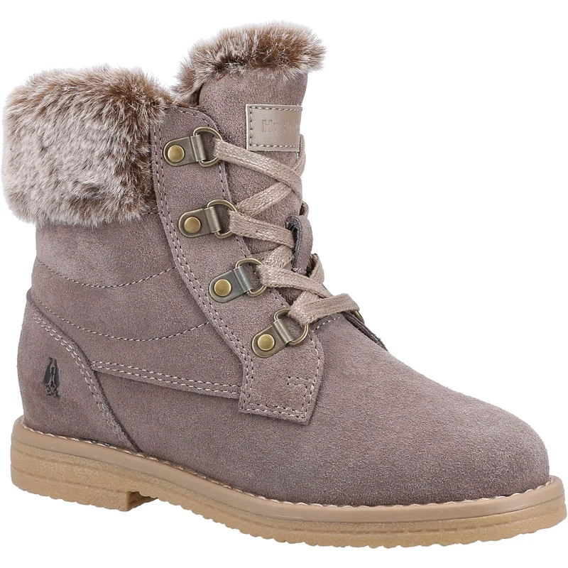 Hush Puppies Florence Wildlederstiefel für Mädchen – Grau