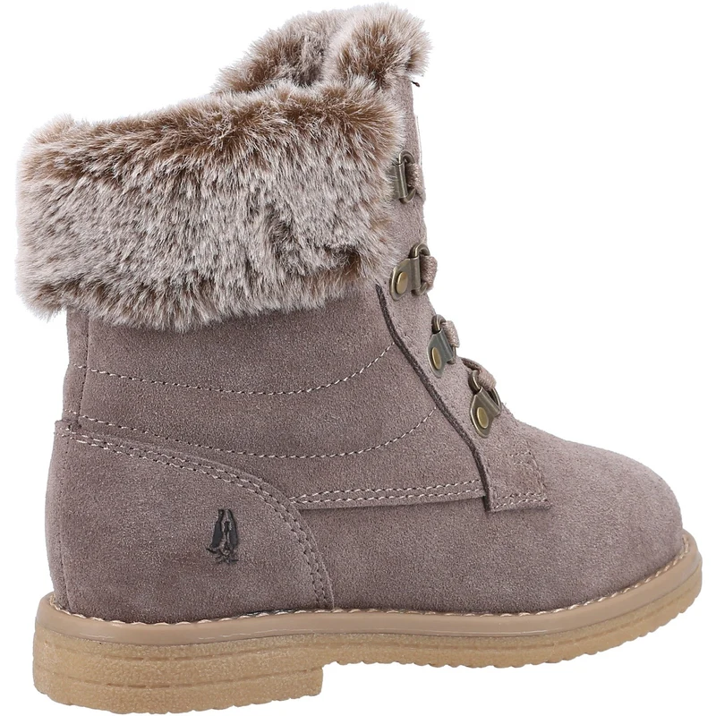 Hush Puppies Florence Wildlederstiefel für Mädchen – Grau