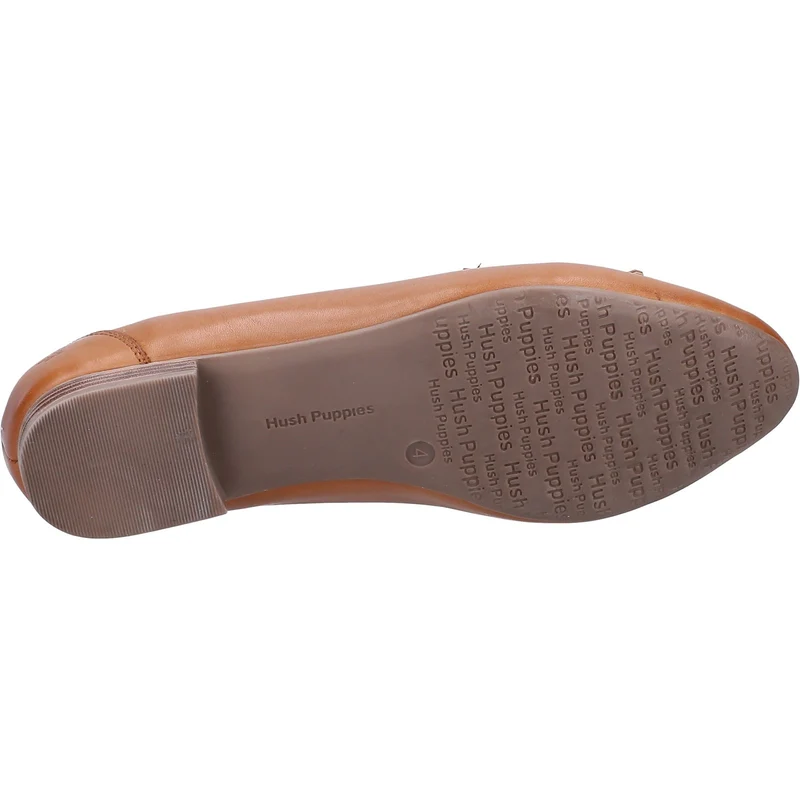 Hush Puppies Damen-Loafer „Marissa“ aus Leder mit Quasten – Hellbraun
