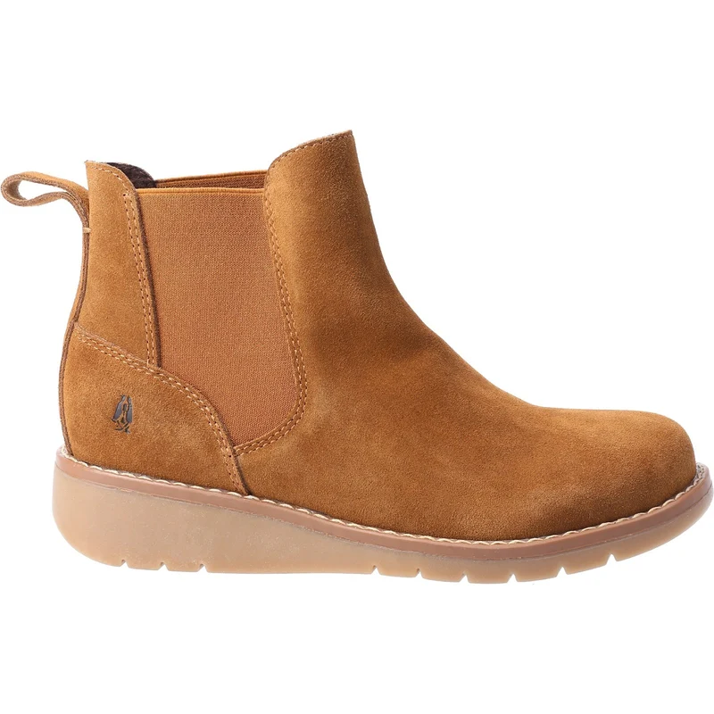 Hush Puppies Damen Layla Wildlederstiefel – Hellbraun