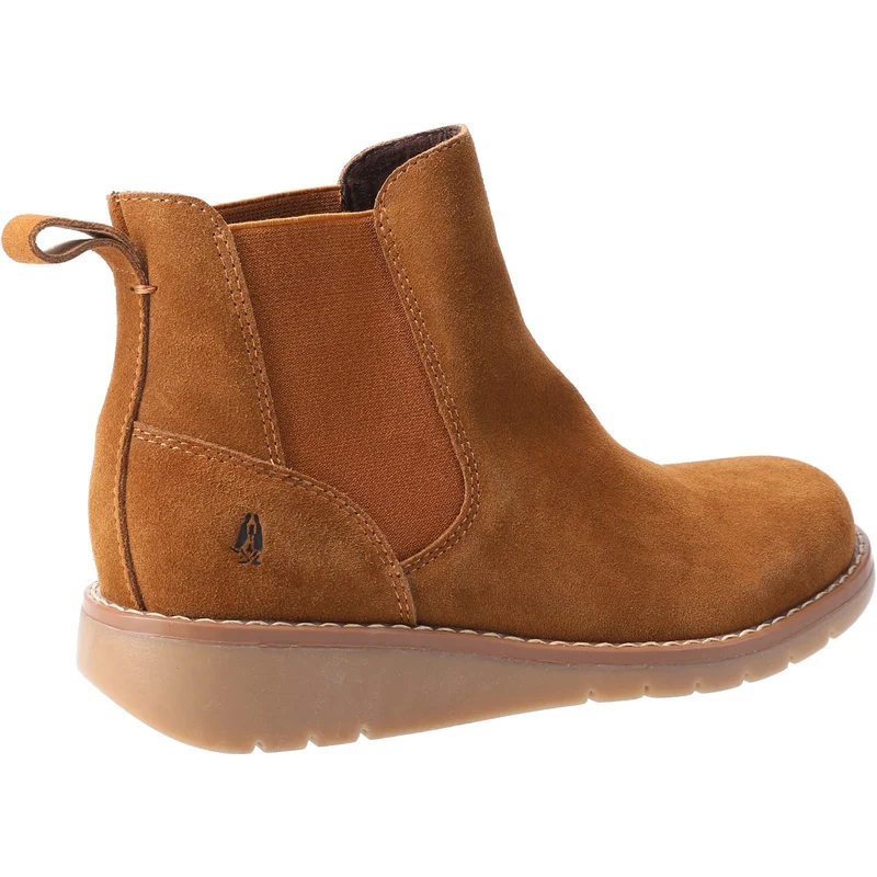Hush Puppies Damen Layla Wildlederstiefel – Hellbraun