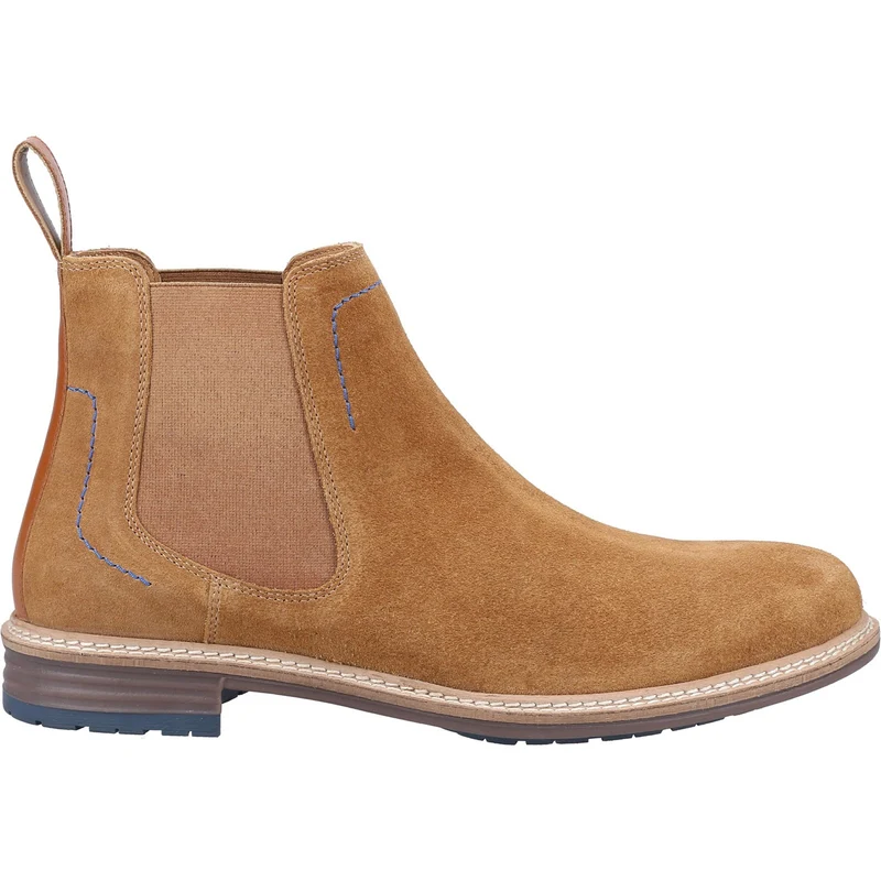 Hush Puppies Justin Wildleder für Herren Chelsea Stiefel - Hellbraun