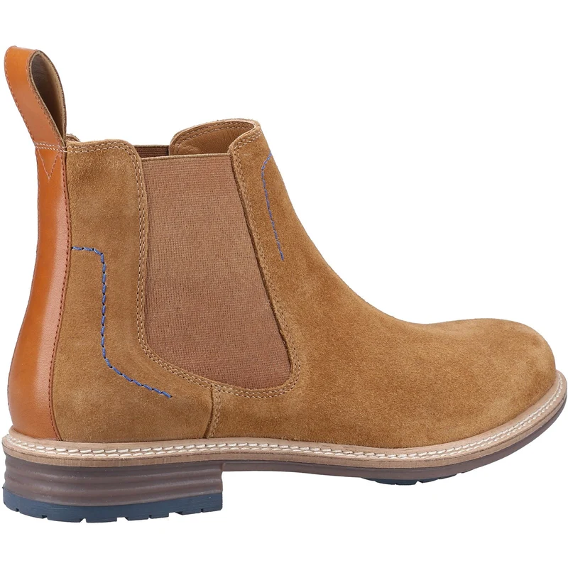 Hush Puppies Justin Wildleder für Herren Chelsea Stiefel - Hellbraun