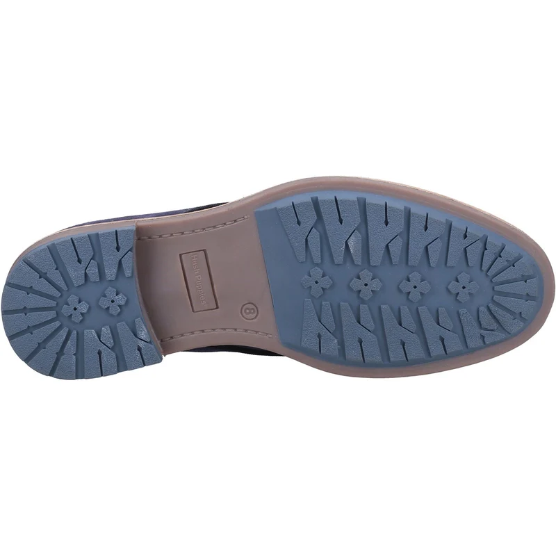 Hush Puppies Herren Jonas Chukka-Stiefel aus Wildleder – Marineblau