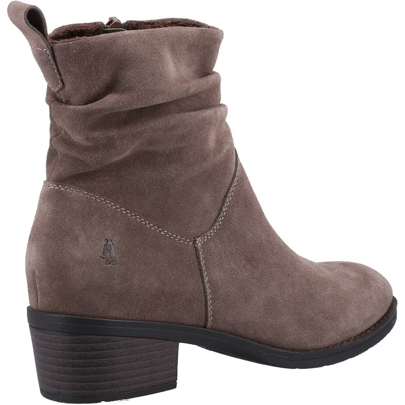 Hush Puppies Damen Iris Wildlederstiefel - Taupe