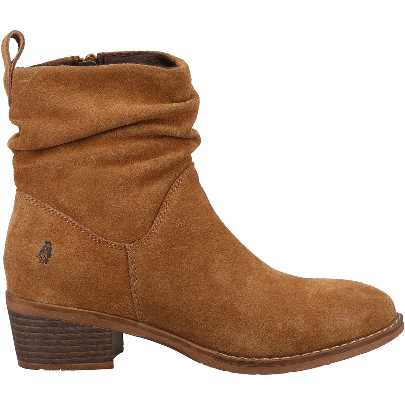 Hush Puppies Damen Iris Wildlederstiefel – Hellbraun