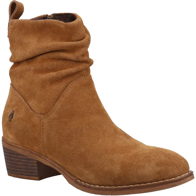 Hush Puppies Damen Iris Wildlederstiefel – Hellbraun
