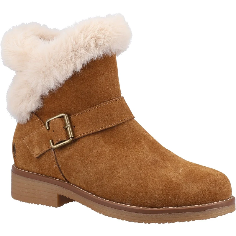 Hush Puppies Damen Hannah Wildlederstiefel – Hellbraun