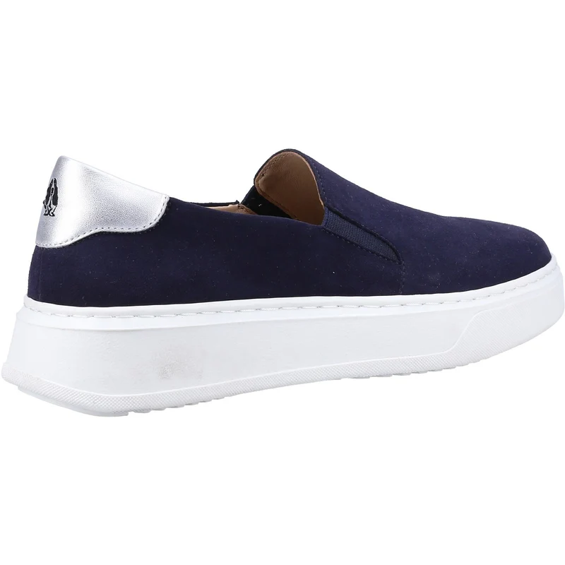 Hush Puppies Corinne Slip-On-Wildleder-Sneaker für Damen – Marineblau
