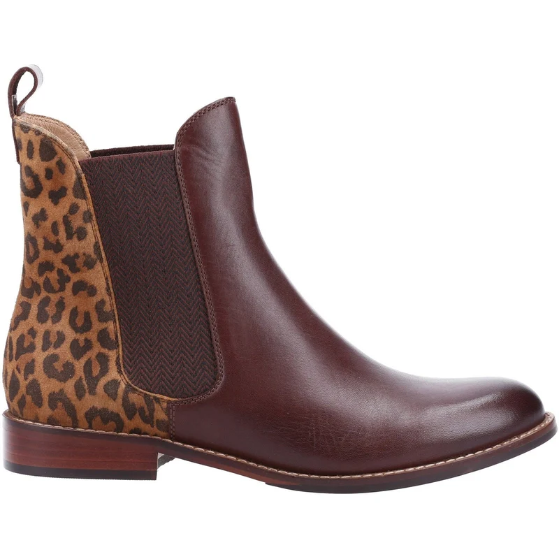 Hush Puppies Colette Lederstiefel für Damen – Braun