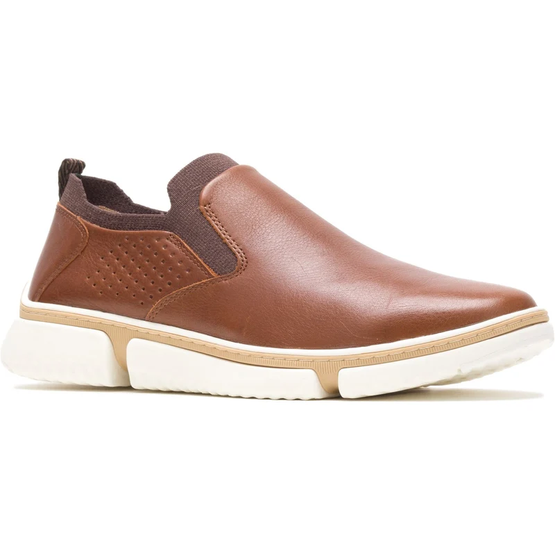 Hush Puppies Herren-Bennet-Lederschuh – Braun