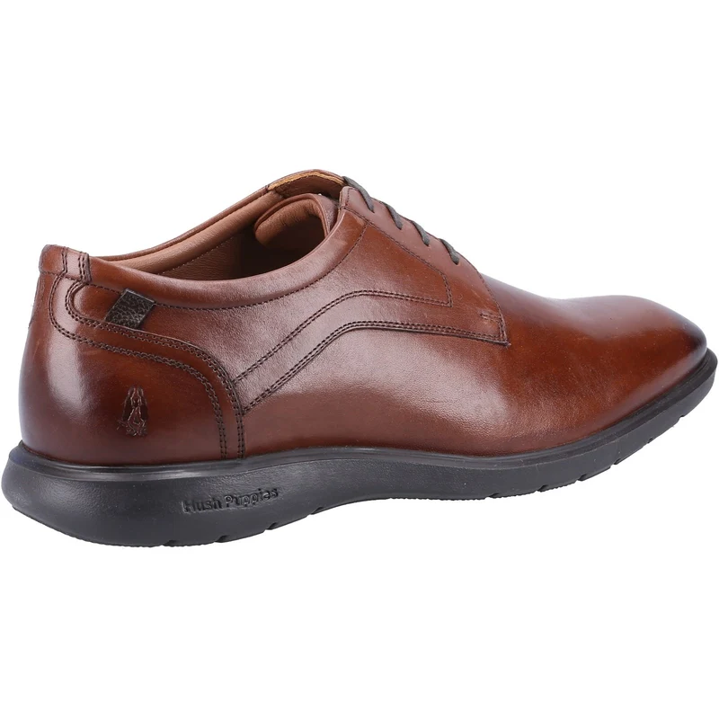 Hush Puppies Herren-Amos-Lederschuh – Braun
