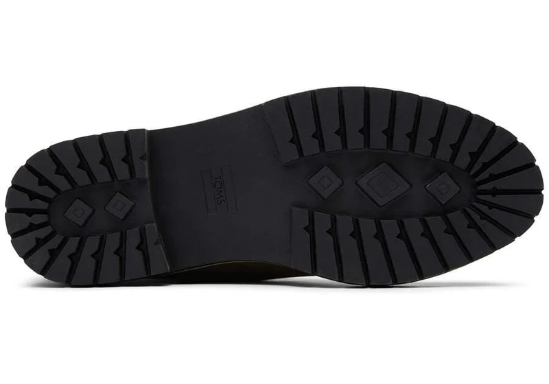 TOMS Damen-Stiefelette Dakota aus Leder – Olivgrün