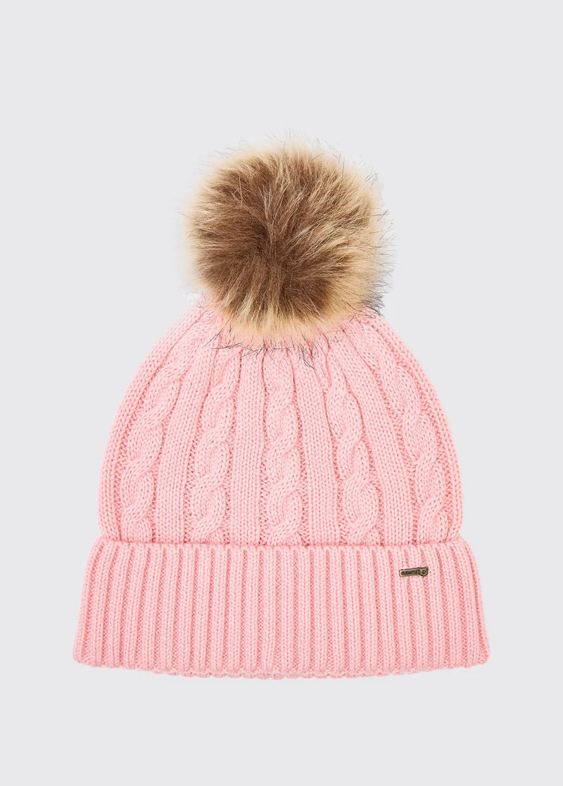 Forester Strickmütze mit Bommel - Dusky Rose