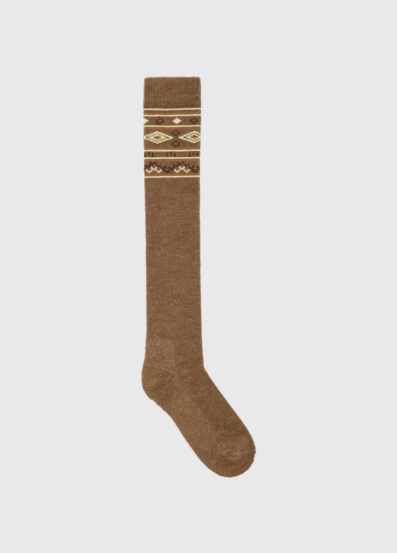 Rolestown Fair Isle Alpaka Socken - Elk