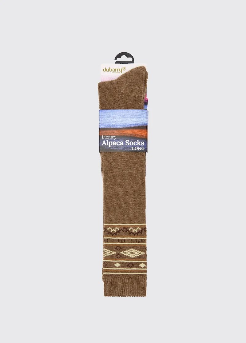 Rolestown Fair Isle Alpaka Socken - Elk