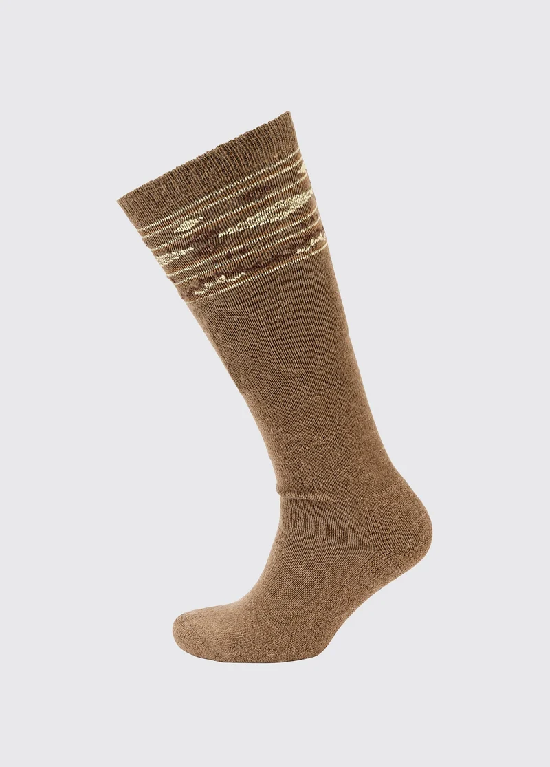 Rolestown Fair Isle Alpaka Socken - Elk