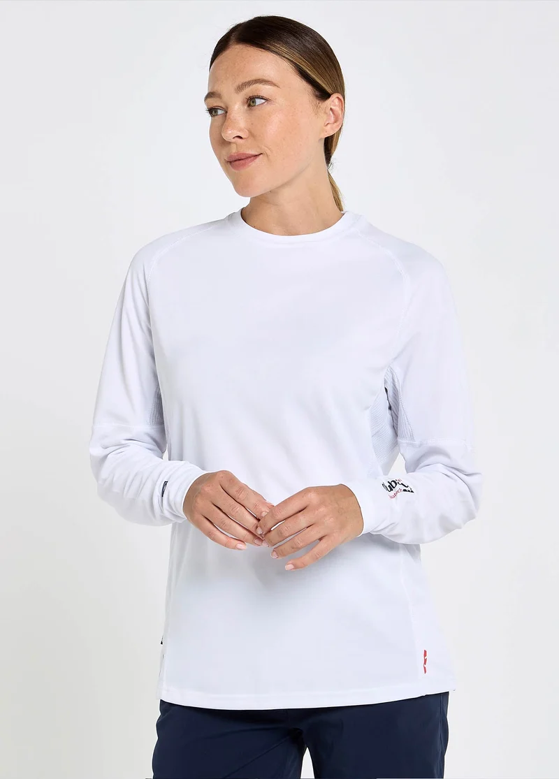 Ancona Langarmshirt Damen - White