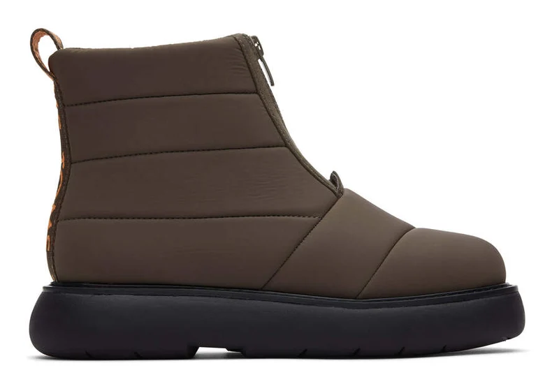 TOMS Damen Repreve Alpargata Mallow Puffer Stiefel – Braun